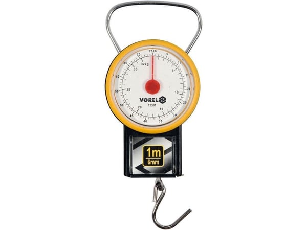 VOREL VOREL Jousikuormitteinen vaaka, jossa on vierintäverkko 32 kg T15301