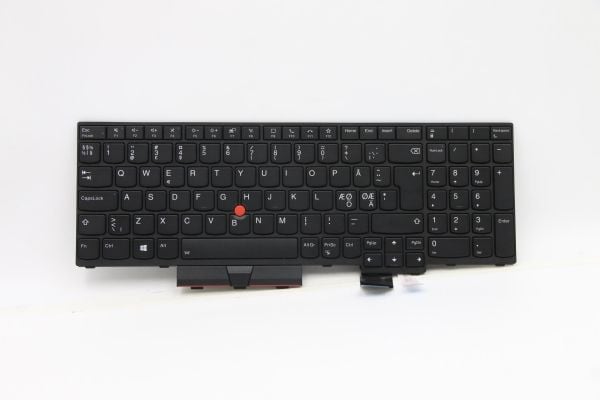 Lite-On - Erstatningstastatur for bærbar PC - med Trackpoint - bakbelysning - QWERTY - Nordisk - svart - for ThinkPad P15 Gen 1 20ST, 20SU; T15g Ge...