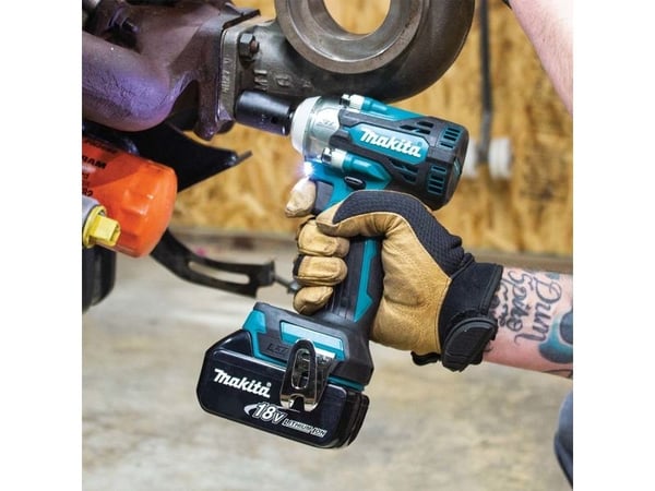 Makita DTW301Z, Slagtrekker, Børsteløs, 1/2", 3200 RPM, 580 Nm, 100 Nm