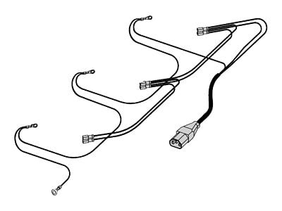 Lenovo - Strømkabel - power IEC 60320 C13 til IEC 60320 C14 - 3.7 m - for ThinkSystem DE4000H Hybrid; SD630 V2; SR630 V2; SR650 V2; ST650 V2