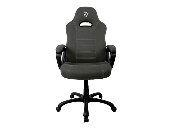 Arozzi Enzo - Stol - ergonomisk - armstöd - lutning - svängtapp - skumgummi, textil - grå, svart