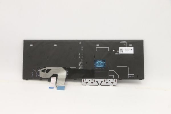Transimage - Ersättningstangentbord för bärbar dator - med Trackpoint - bakgrundsbelyst - QWERTY - Nordisk - svart - för ThinkPad P15 Gen 1 20ST, 2...