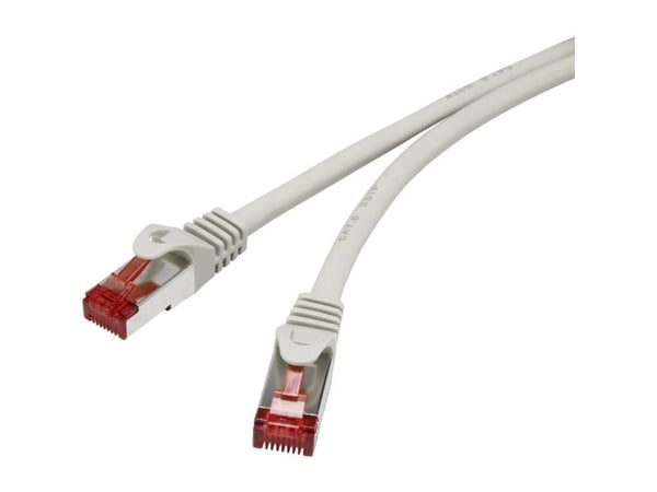 Renkforce RF-4724290, 0,25 m, Cat6, S/FTP (S-STP), RJ-45, RJ-45, Grå