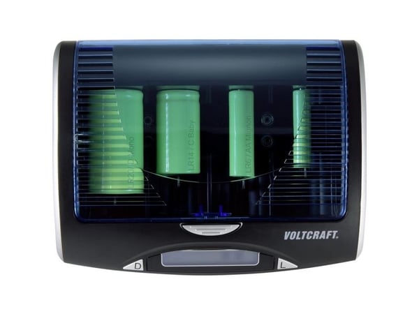 VOLTCRAFT P600, Nikkelmetallhydrid (NiMH), 9V, AA, AAA, C, D