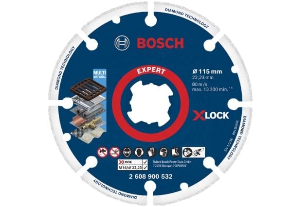 Bosch DIAMOND DISC FOR METAL XLOCK 115MM