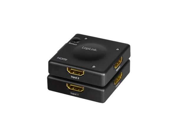 LogiLink HD0041, HDMI, ABS, Sort, 60 Hz, 480i, 480p, 576i, 576p, 720p, 1080i, 1080p, 2,5 Gbit/s