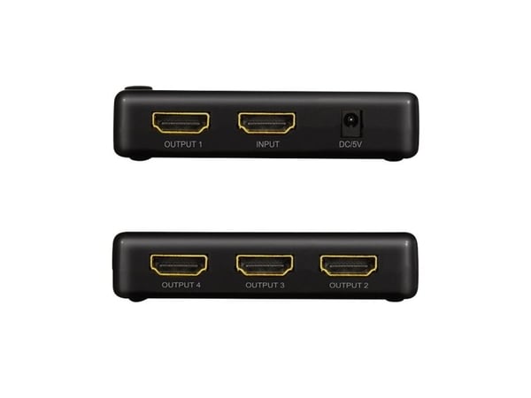 LogiLink HD0036, HDMI, 4x HDMI, Sort, Akrylonitril-butadien-styren (ABS), 340 MHz, DTS, DTS-HD Master Audio, Dolby Digital, Dolby TrueHD