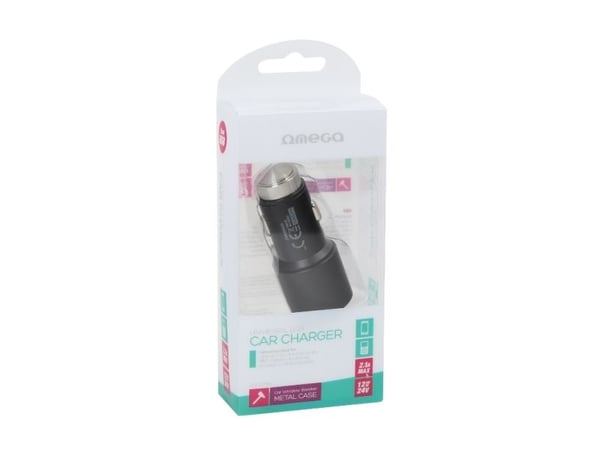 Omega OUCC2MB, Cigarr tändare, 5 V, Svart