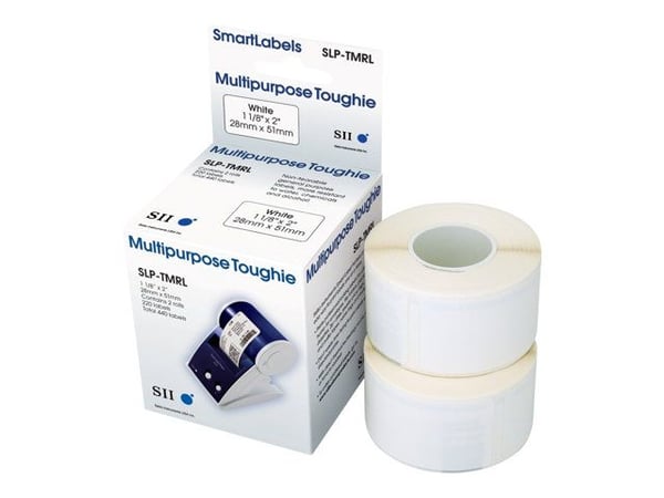 Seiko Instruments - Rull (2,8 cm x 11,6 m) 1 rull(er) merkelapper - for Smart Label Printer 120, 220, EZ30, Pro