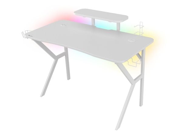 GENESIS Holm 320 RGB, Rett, Rektangulær form, MDF, Metall, Spilling, Hvit