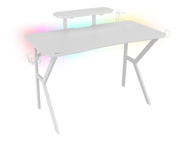 GENESIS Holm 320 RGB, Rett, Rektangulær form, MDF, Metall, Spilling, Hvit