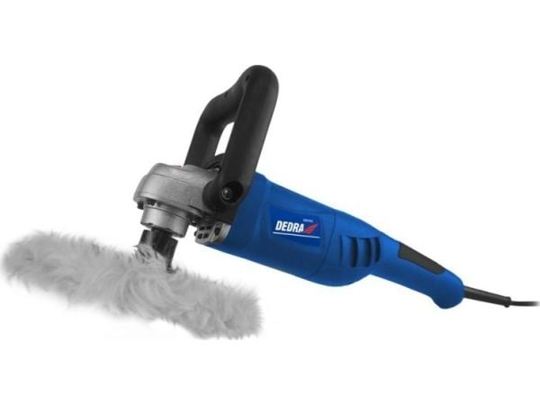 DEDRA-EXIM elektrisk poleringsmaskin 1200W 0-3000rpm, pad 180mm (farge: eske)