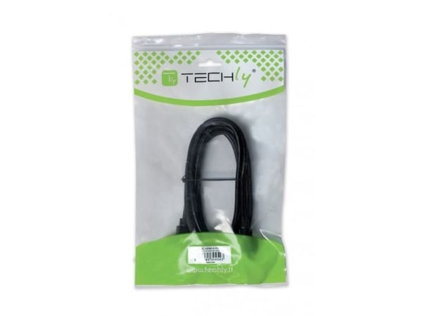 TECHly High Speed HDMI Cable With Ethernet Channel - HDMI-kabel med Ethernet - HDMI hann til HDMI hann - 3 m - dobbeltisolert