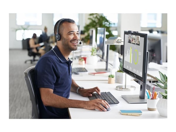 Logitech C505e - Webkamera - väri - 720p - kiinteä polttoväli - ääni - USB