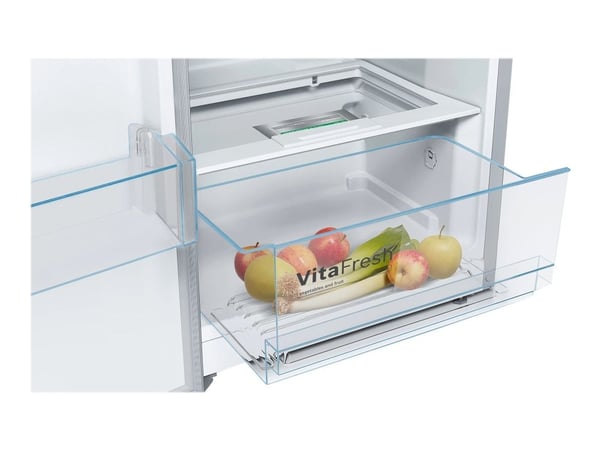 Bosch Serie | 4 KSV36VLDP - Kjøleskap - bredde: 60 cm - dybde: 65 cm - høyde: 186 cm - 346 liter - Klasse D - rustfritt stål utseende