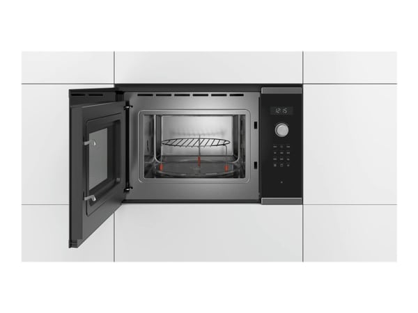 Bosch Serie | 6 BEL554MS0 - Mikrobølgeovn med grill - innebygd - 25 liter - 900 W - rustfritt stål