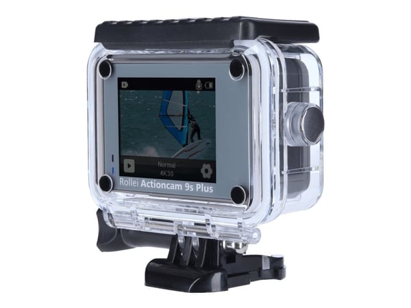 Rollei ActionCam 9S Plus - Actionkamera - 4K / 60 fps - 8.51 MP - Wi-Fi - under vannet inntil 40 m