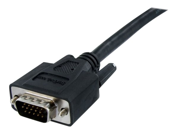 StarTech 2m DVI to VGA Display Monitor Cable M/M DVI to VGA (15 Pin) - Videokabel - HD-15 (VGA) (hann) til DVI-A (hann) - 2 m - formstøpt, tommelsk...