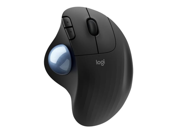 Logitech Ergo Series ERGO M575 - Styrekule - optisk - 5 knapper - trådløs - Bluetooth 5.0 LE, 2.4 GHz - USB trådløs mottaker - grafitt