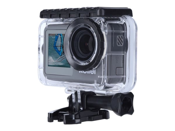 Rollei ActionCam 9S Plus - Actionkamera - 4K / 60 fps - 8.51 MP - Wi-Fi - under vannet inntil 40 m