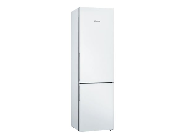 Bosch Serie | 4 KGV39VWEA - Kjøleskap/fryser - bunnfryser - bredde: 60 cm - dybde: 65 cm - høyde: 201 cm - 343 liter - Klasse E - hvit