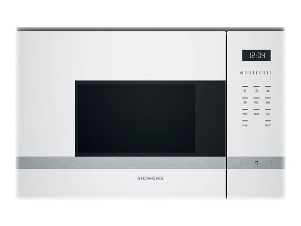 Siemens iQ500 BF525LMW0 - Mikrobølgeovn - innebygd - 20 liter - 800 W - hvit