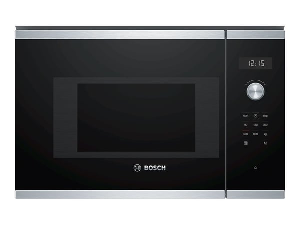 Bosch Serie | 6 BFL524MS0 - Mikrobølgeovn - innebygd - 20 liter - 800 W - rustfritt stål