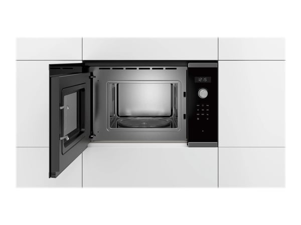 Bosch Serie | 6 BFL524MS0 - Mikrobølgeovn - innebygd - 20 liter - 800 W - rustfritt stål