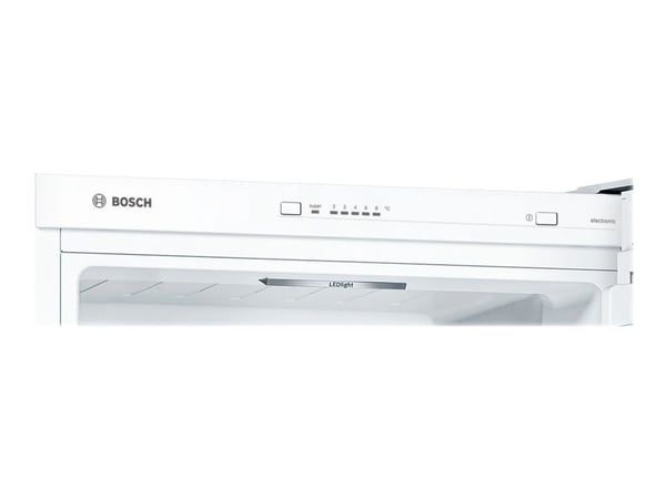 Bosch Serie | 4 KGV39VWEA - Kjøleskap/fryser - bunnfryser - bredde: 60 cm - dybde: 65 cm - høyde: 201 cm - 343 liter - Klasse E - hvit