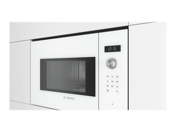 Bosch Serie | 6 BFL524MW0 - Mikrobølgeovn - innebygd - 20 liter - 800 W - hvit