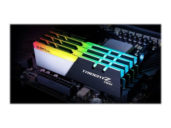 G.Skill TridentZ Neo Series - DDR4 - set - 32 GB: 4 x 8 GB - DIMM 288-PIN - 3600 MHz / PC4-28800 - CL16 - 1,35 V - utan buffert - icke-ECC - borsta...