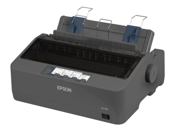 Epson LQ 350 - Skriver - S/H - punktmatrise - 24 pin - inntil 347 tegn/sek - parallell, USB 2.0, seriell