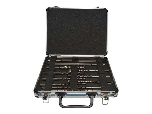 Makita - Drillbit- og meiselsett - 13 deler - SDS-plus - lengde: 160 mm, 110 mm, 250 mm, 230 mm