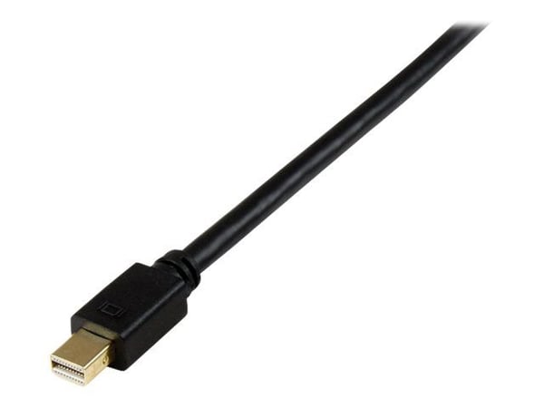 StarTech 3 ft Mini DisplayPort to DVI Active Adapter Converter Cable - 3ft (0.9m) Active mDP to DVI M/M Cable for PC 1920x1200 - Black (MDP2DVIMM3B...