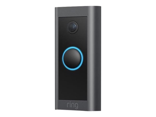 Ring Video Doorbell Wired, Musta, Koti, 2 MP, 150°, 90°, 1080p