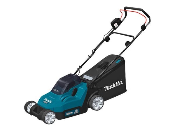 Makita DLM382 - Gressklipper - trådløs - 18 V - 2 batterier - 3700 rpm - 38 cm