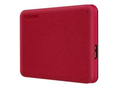 Toshiba Canvio Advance, 2000 GB, 2.5", 2.0/3.2 Gen 1 (3.1 Gen 1), Punainen