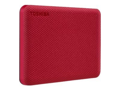 Toshiba Canvio Advance - Harddisk - 2 TB - ekstern (bærbar) - 2.5" - USB 3.2 Gen 1 - rød