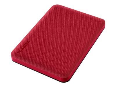 Toshiba Canvio Advance - Harddisk - 2 TB - ekstern (bærbar) - 2.5" - USB 3.2 Gen 1 - rød
