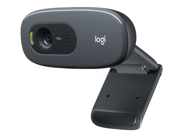 Logitech C270 HD Webcam - Webbkamera - färg - 1280 x 720 - 720p - ljud - USB 2.0 - universitet