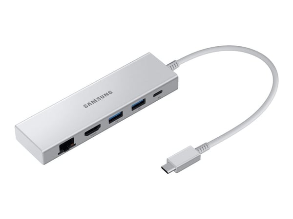 Samsung Multiport Adapter EE-P5400 - Dokkingstasjon - USB-C - 1GbE - for Galaxy Book Pro, Book Pro 360