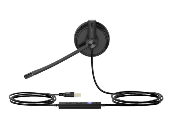 Yealink UH34 Mono - Hodetelefon med mikrofon - on-ear - kablet - USB - UC-sertifisert