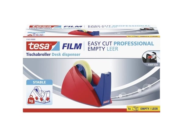 TESA 57422-00, 2,5 cm, 66 m, Sininen, Punainen