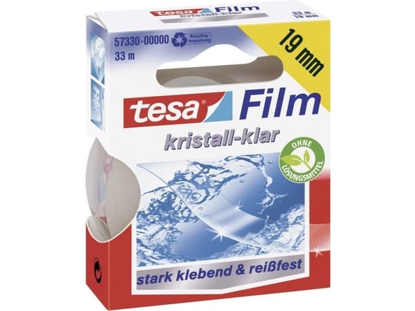 TESA 57330, 33 m, Läpinäkyvä, 19 mm, 1 kpl