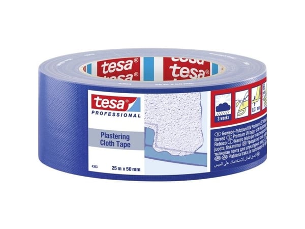 tesa Tesa 04363-00001-02 Rengøringstape tesa® Professional Blå (L x B) 25 m x 50 mm 1 stk 1 stk