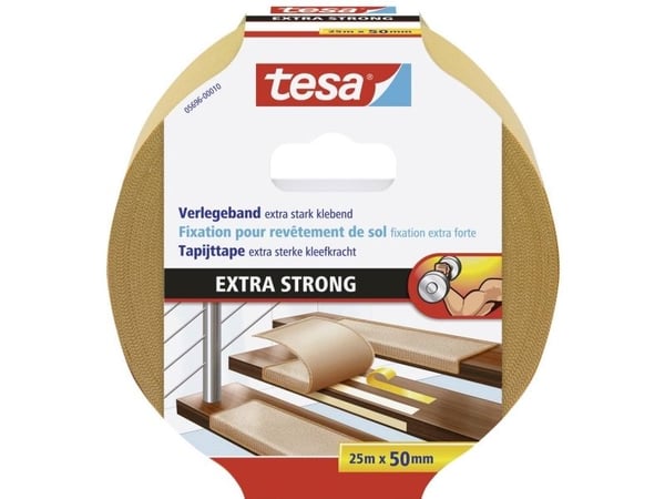 tesa EXTRA STRONG 05696-00010-11 Mattoteippi Oranssi (L x S) 25 m x 50 mm 1 kpl 1 kpl