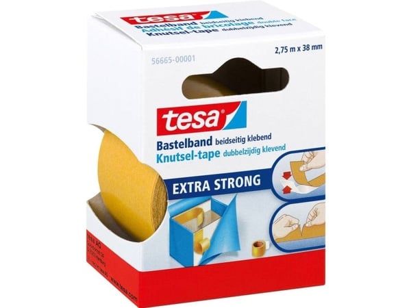 TESA 56665-00001, Monokromatisk, Permanent, 2,75 m, 38 mm, Boks, 1 stykker