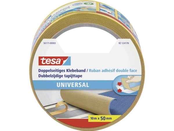 Tesa Universal - Dobbelsidig tape - 50 mm x 10 m