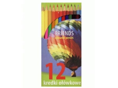 KW Trade Lyijykynät 12 väriä Friends (Ystävät)