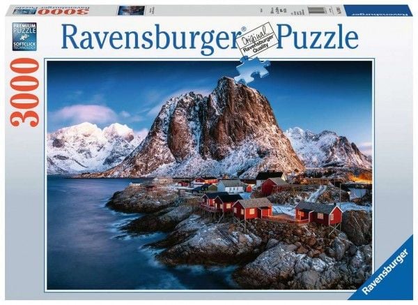 Ravensburger - Hamnoy, Lofoten - puslespill - 3000 deler
